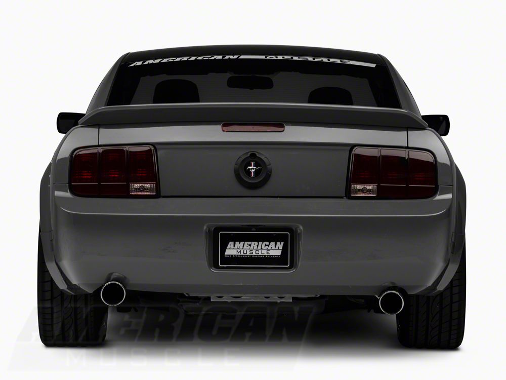 Raxiom Tail Lights and Sequential Tail Light Kit; Black Housing; Smoked Lens (05-09 Mustang)