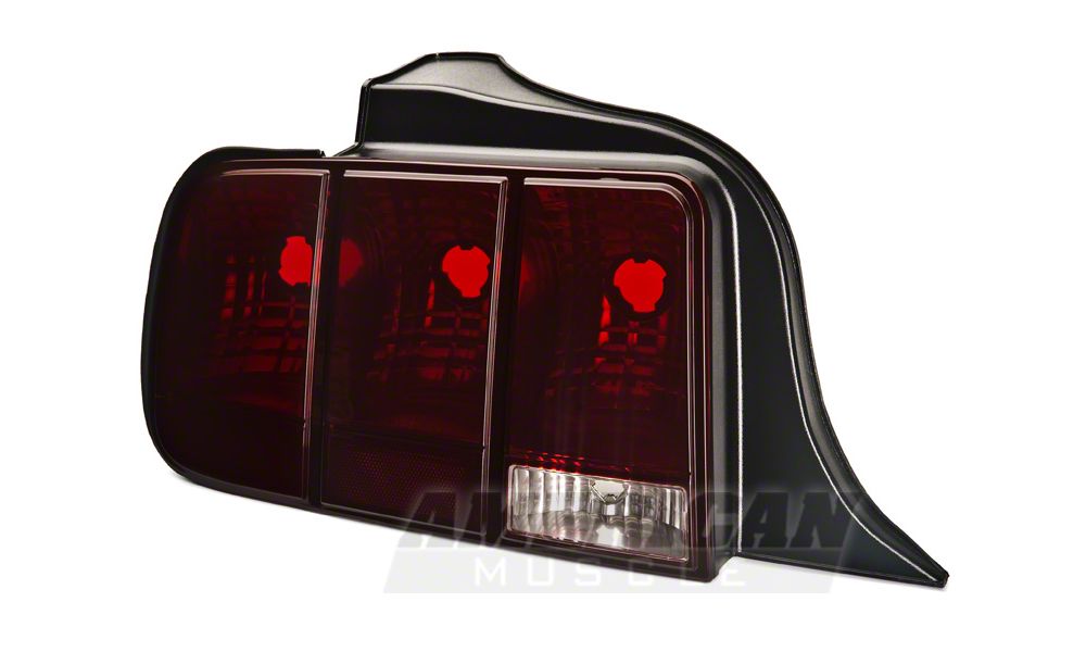 Raxiom Tail Lights and Sequential Tail Light Kit; Black Housing; Smoked Lens (05-09 Mustang)