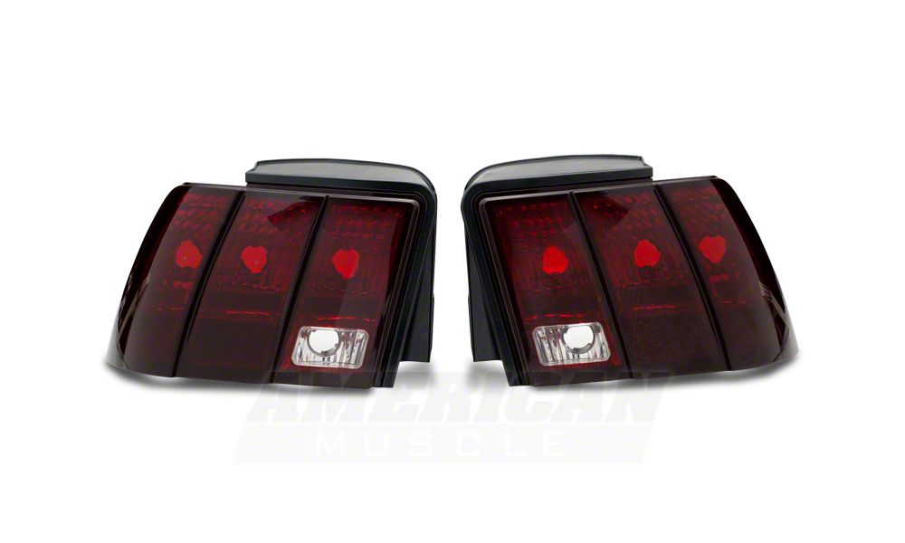 Raxiom Tail Lights and Sequential Tail Light Kit; Black Housing; Smoked Lens (99-04 Mustang, Excluding 99-01 Cobra)
