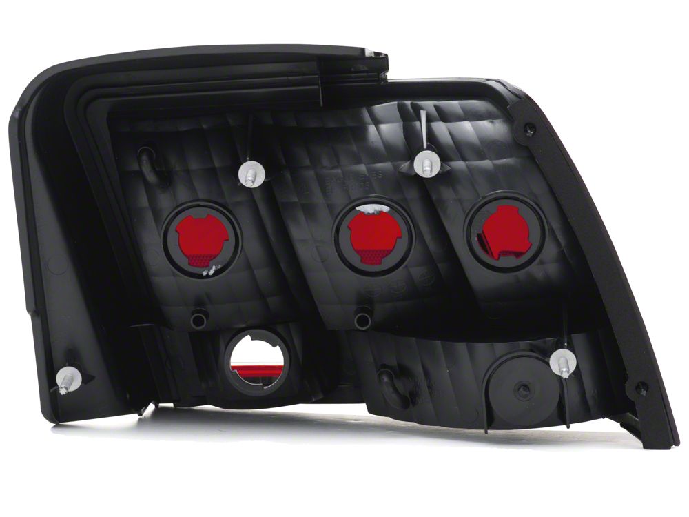 Raxiom Tail Lights and Sequential Tail Light Kit; Black Housing; Smoked Lens (99-04 Mustang, Excluding 99-01 Cobra)