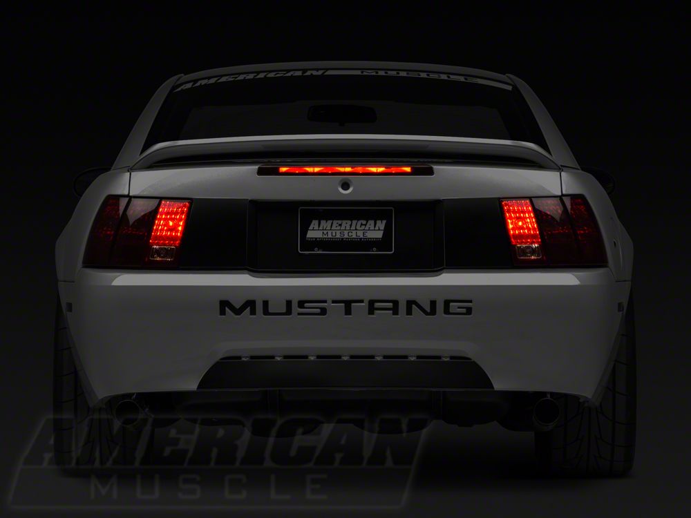 Raxiom Tail Lights and Sequential Tail Light Kit; Black Housing; Smoked Lens (99-04 Mustang, Excluding 99-01 Cobra)