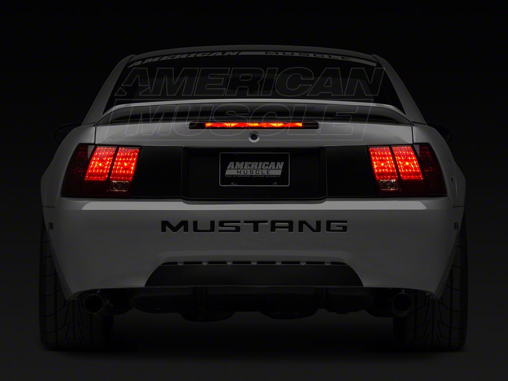 Raxiom Tail Lights and Sequential Tail Light Kit; Black Housing; Smoked Lens (99-04 Mustang, Excluding 99-01 Cobra)