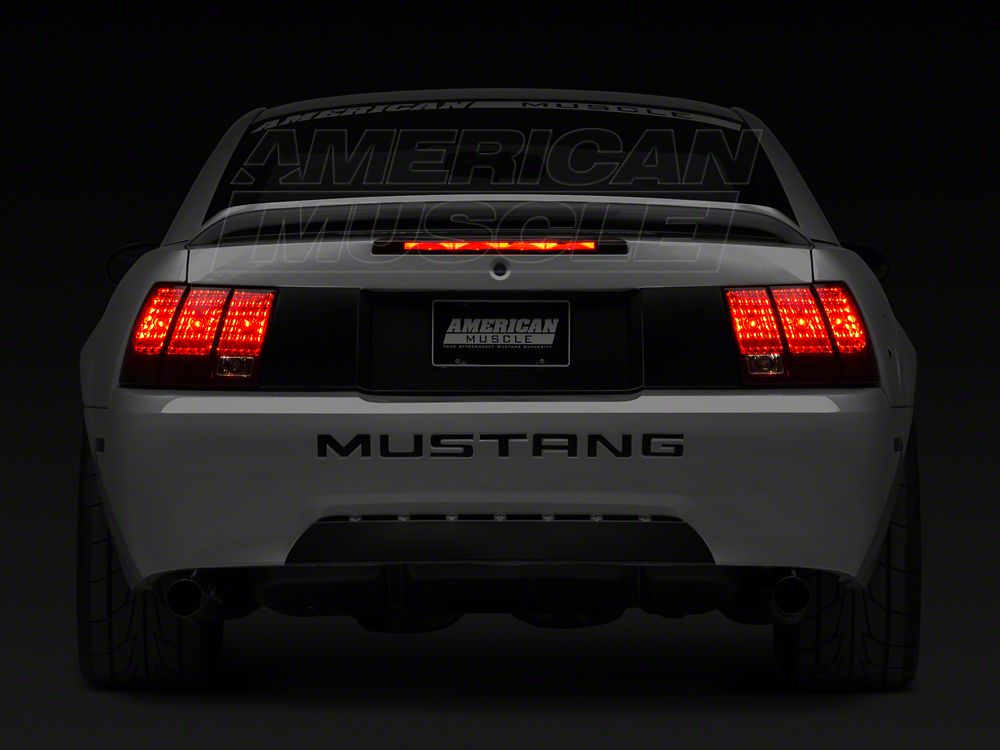Raxiom Tail Lights and Sequential Tail Light Kit; Black Housing; Smoked Lens (99-04 Mustang, Excluding 99-01 Cobra)