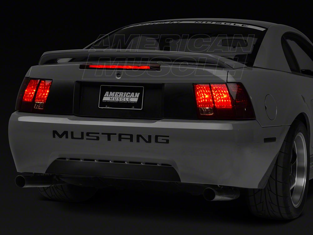 Raxiom Tail Lights and Sequential Tail Light Kit; Black Housing; Smoked Lens (99-04 Mustang, Excluding 99-01 Cobra)