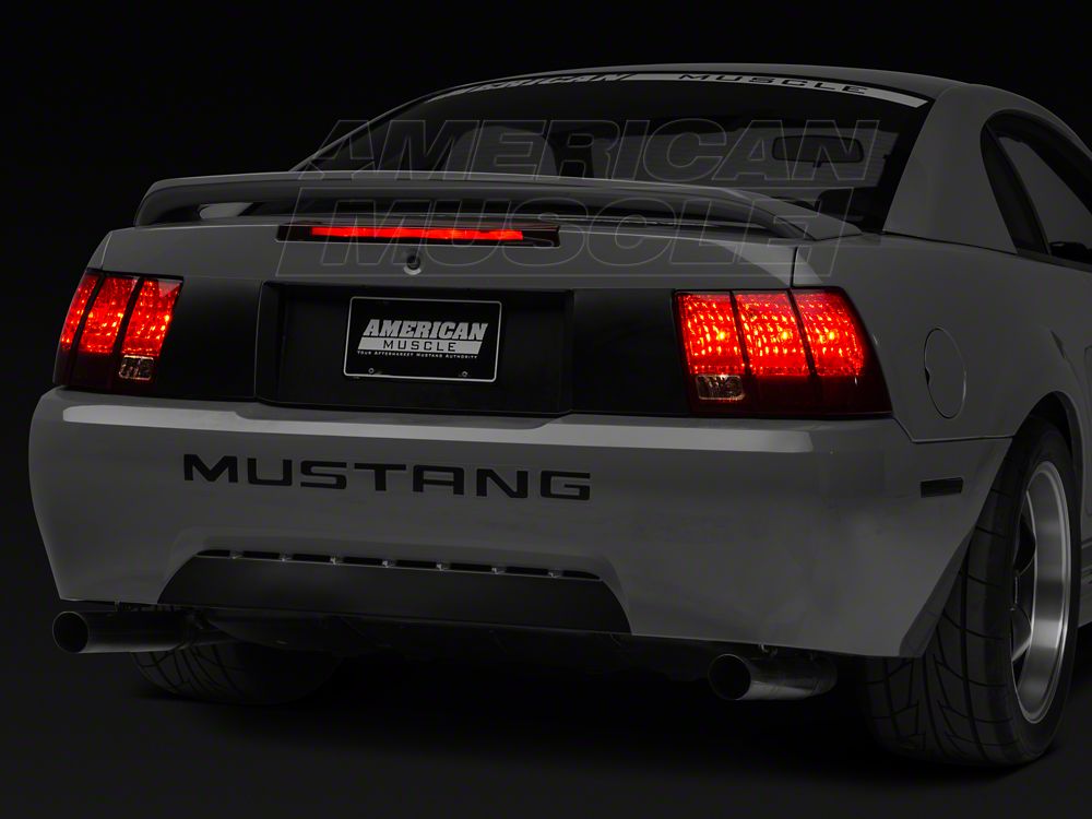 Raxiom Tail Lights and Sequential Tail Light Kit; Black Housing; Smoked Lens (99-04 Mustang, Excluding 99-01 Cobra)