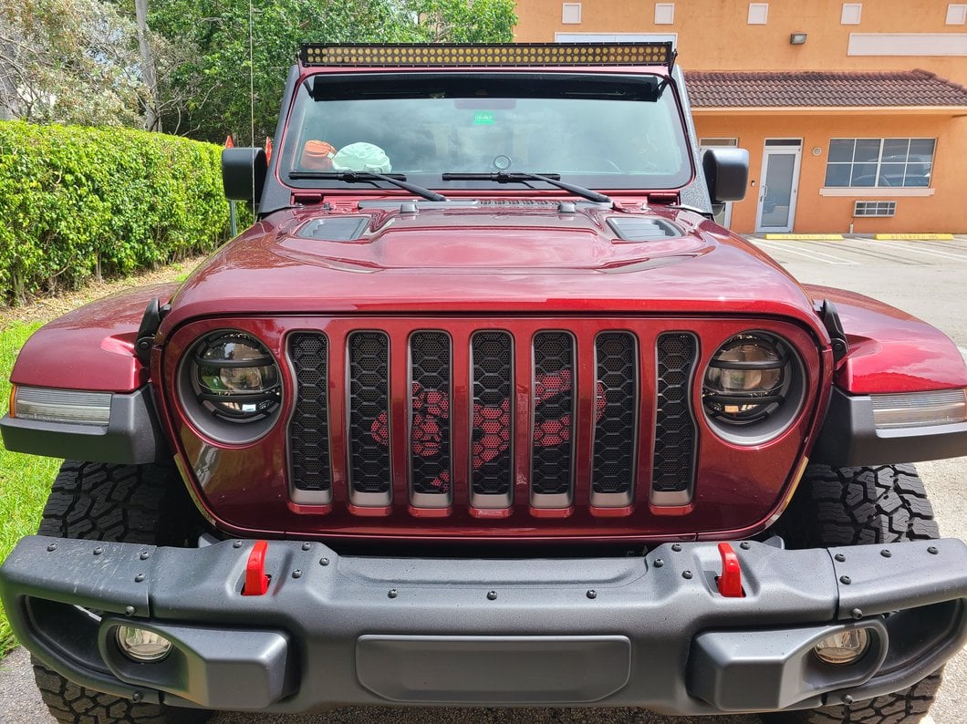 Raxiom 52-Inch Dual Row LED Light Bar with Windshield Mounting Brackets (20-25 Jeep Gladiator JT, Excluding Mojave)