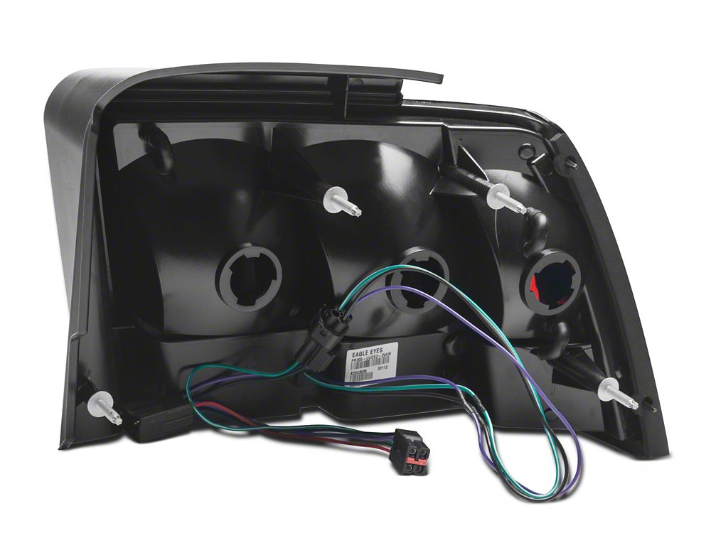 Raxiom Icon LED Tail Lights; Black Housing; Smoked Lens (99-04 Mustang, Excluding 99-01 Cobra)