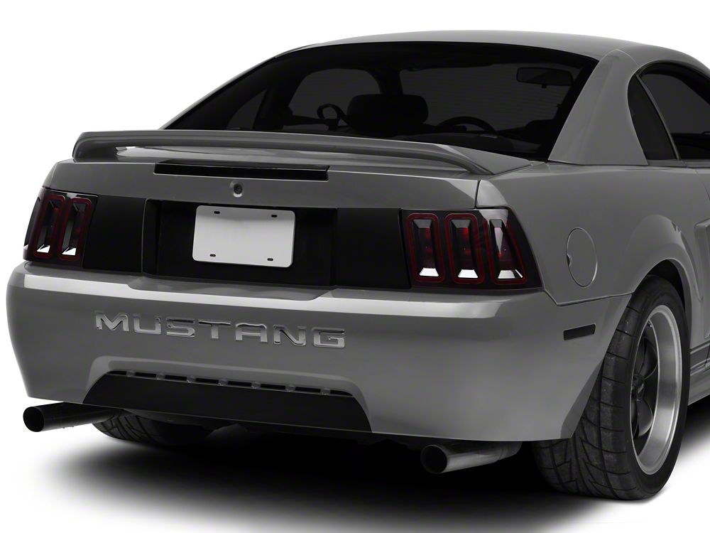 Raxiom Icon LED Tail Lights; Black Housing; Smoked Lens (99-04 Mustang, Excluding 99-01 Cobra)