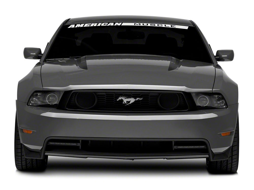 Raxiom CCFL Halo Projector Headlights; Black Housing; Clear Lens (10-12 Mustang w/ Factory Halogen Headlights)