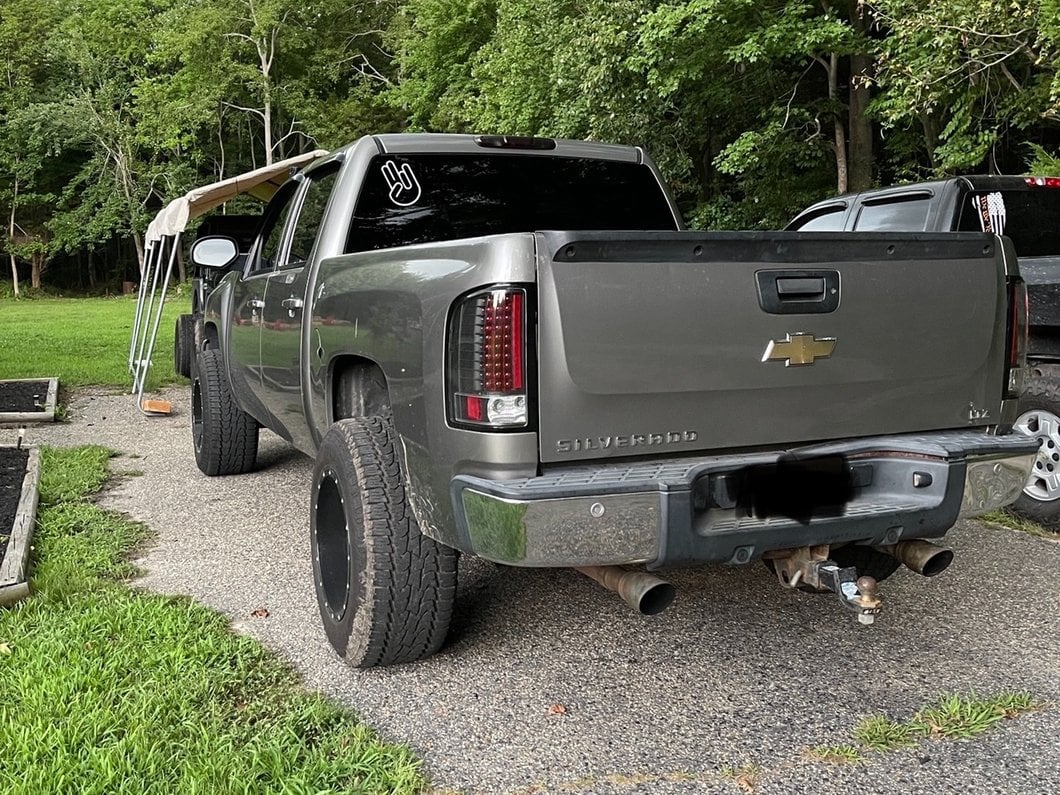 Raxiom LED Tail Lights; Black Housing; Clear Lens (07-13 Silverado 1500)