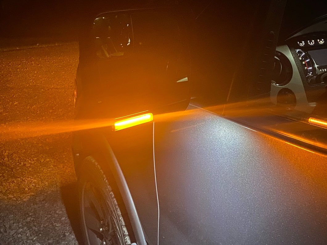 Raxiom Axial Series Side Mirror LED Turn Signal Lights; Smoked (04-14 F-150)