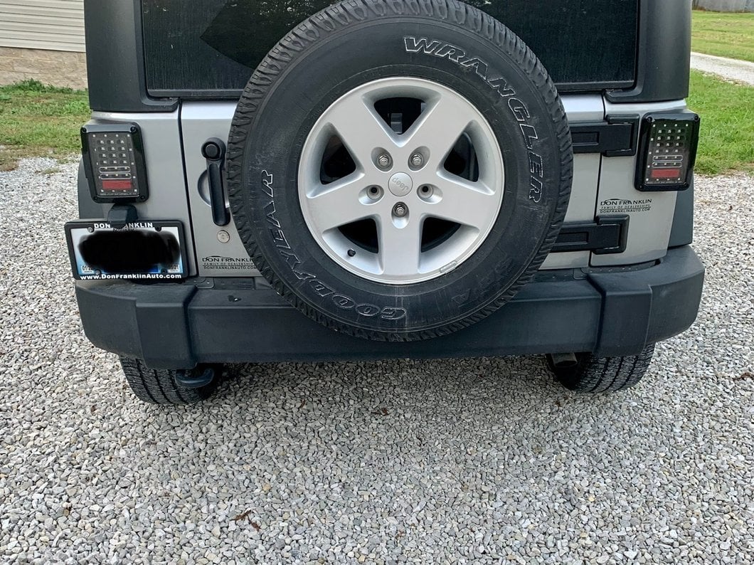Raxiom Axial Series LED Tail Lights; Black Housing; Clear Lens (07-18 Jeep Wrangler JK)