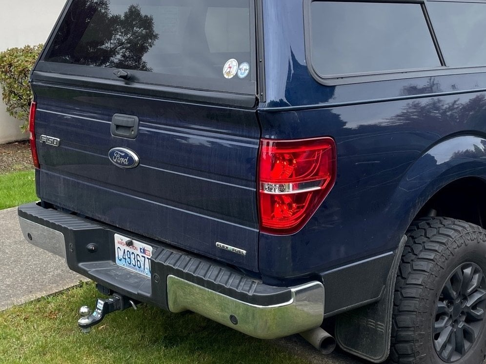 Raxiom Tail Lights; Chrome Housing; Red/Clear Lens (09-14 F-150 Styleside)