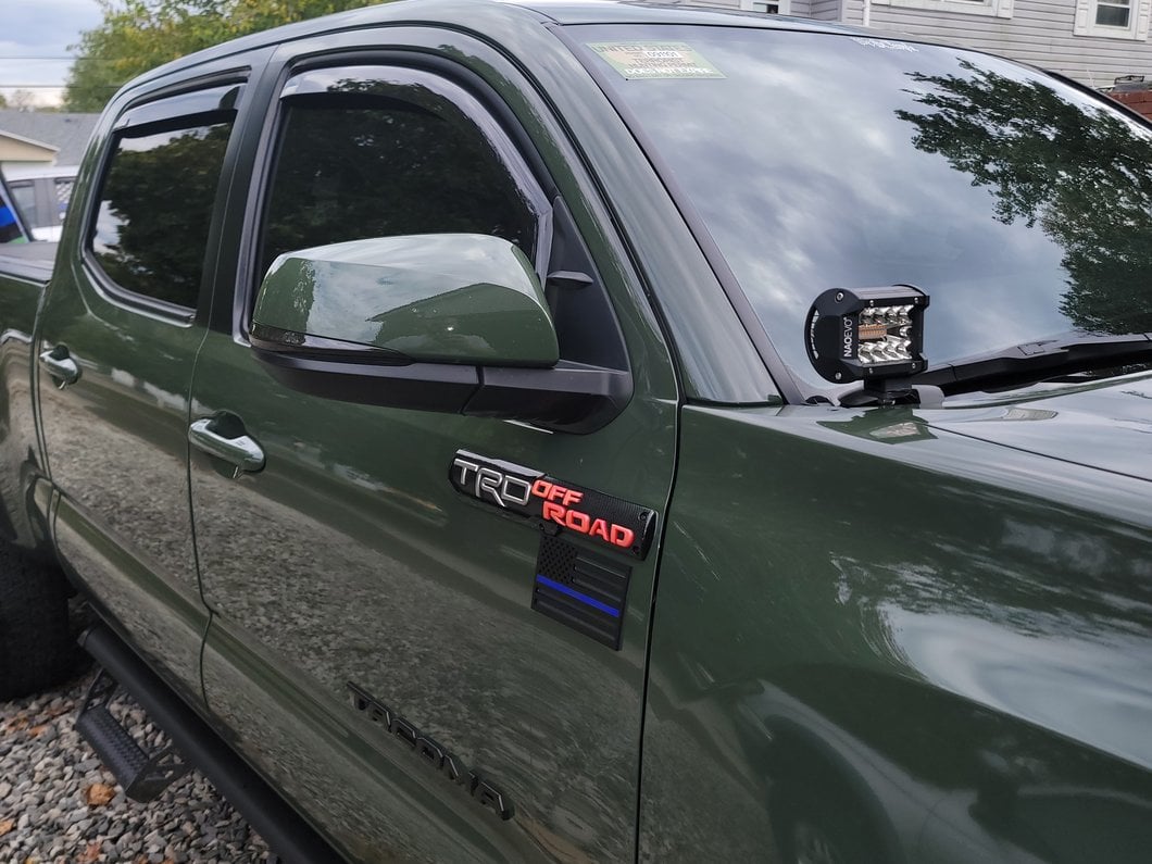 Raxiom Axial Series Mirror Mounted LED Sequential Turn Signals; Smoked (16-23 Tacoma)