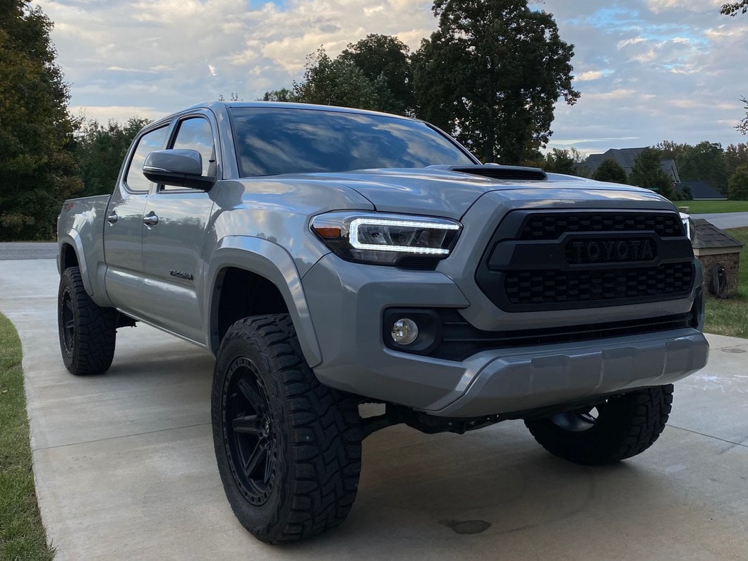 Raxiom LED Headlights; Black Housing; Clear Lens (16-23 Tacoma w/ Factory Halogen DRL)
