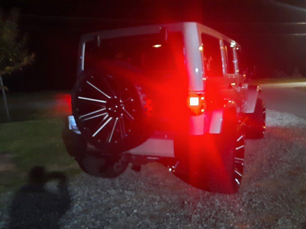 Raxiom Axial Series LED Tail Lights; Black Housing; Clear Lens (07-18 Jeep Wrangler JK)