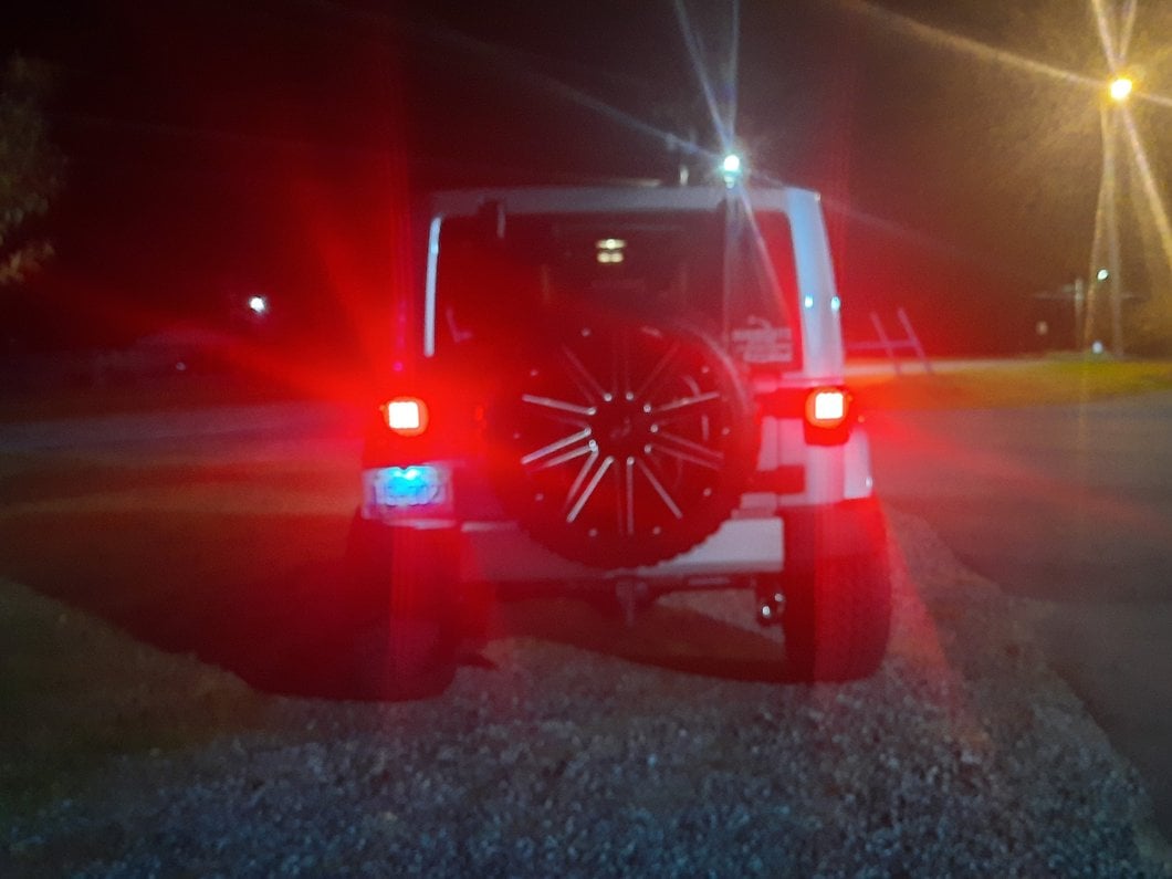 Raxiom Axial Series LED Tail Lights; Black Housing; Clear Lens (07-18 Jeep Wrangler JK)