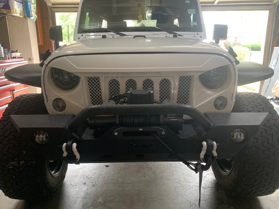 Raxiom Axial Series Tri-Bar LED Fog Lights; White (07-25 Jeep Wrangler JK & JL)