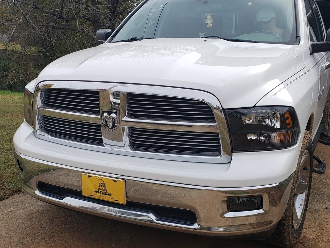 Raxiom Axial Series Euro Style Headlights with Dual Bulb; Black Housing; Clear Lens (09-18 RAM 1500 w/ Factory Halogen Non-Projector Headlights)