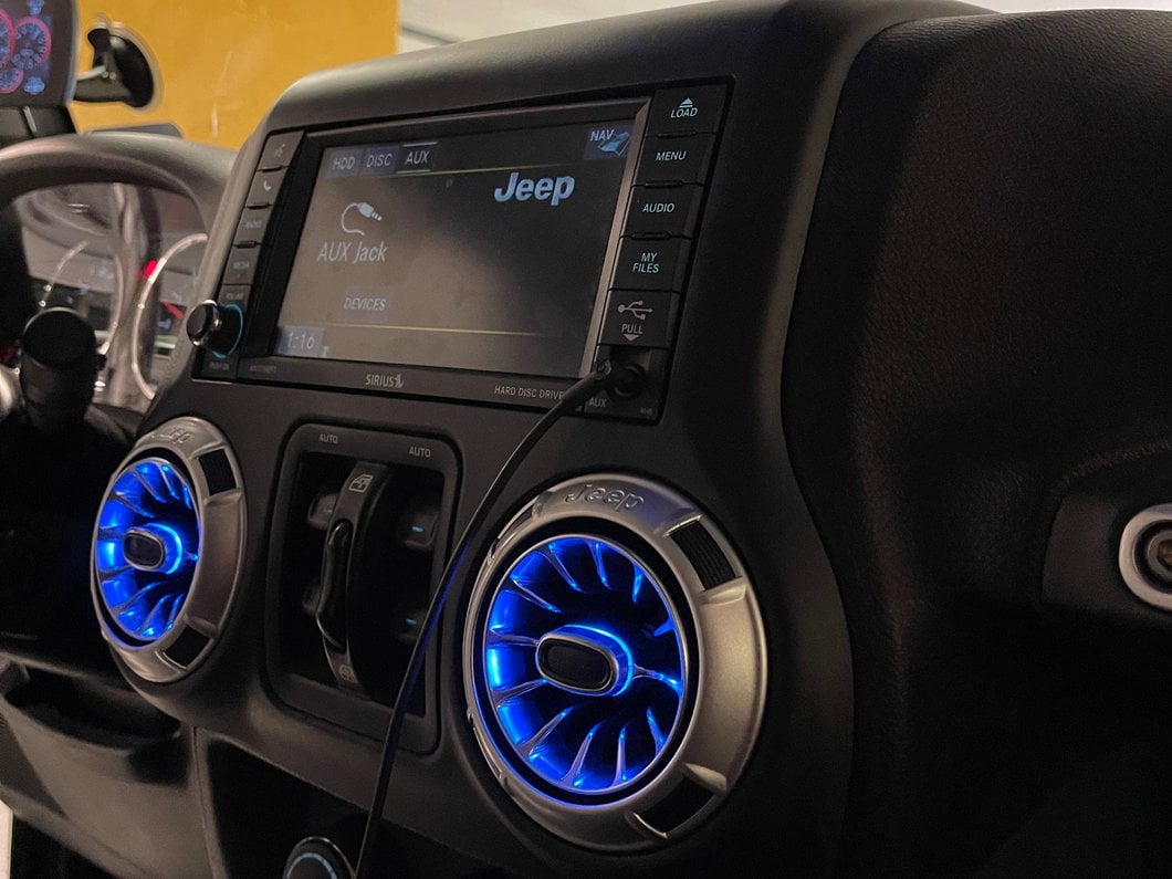 Raxiom LED Ambient Vent Lighting Kit (11-18 Jeep Wrangler JK)