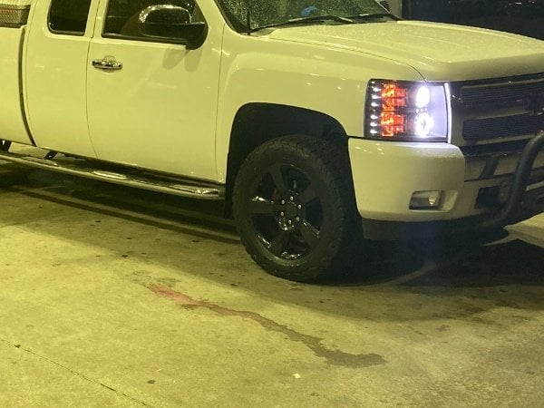 Raxiom Super White LED Halo Projector Headlights; Black Housing; Clear Lens (07-13 Silverado 1500)