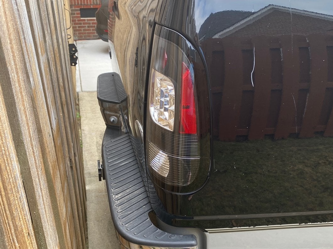 Raxiom LED Tail Lights; Black Housing; Red/Clear Lens (97-03 F-150 Styleside)