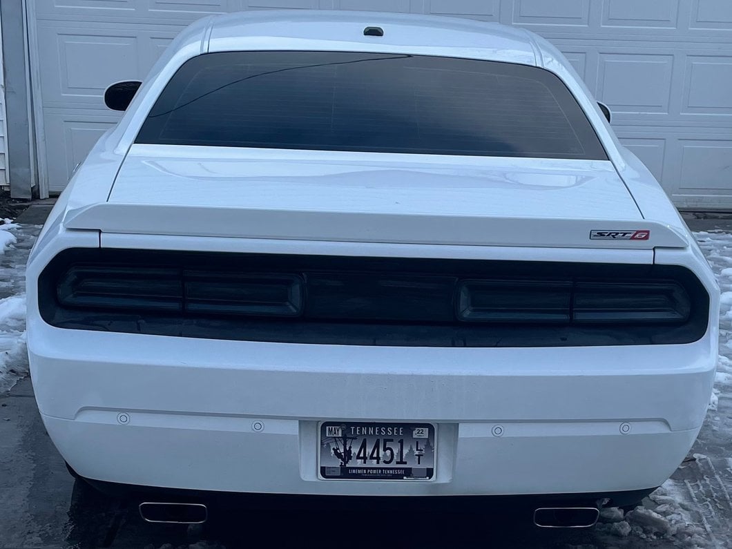 Raxiom LED Tail Lights; Black Housing; Smoked Lens (08-14 Challenger)