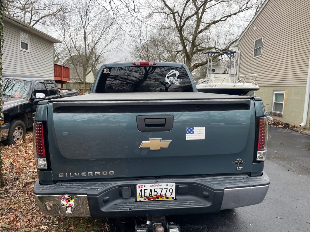 Raxiom LED Tail Lights; Black Housing; Clear Lens (07-13 Silverado 1500)