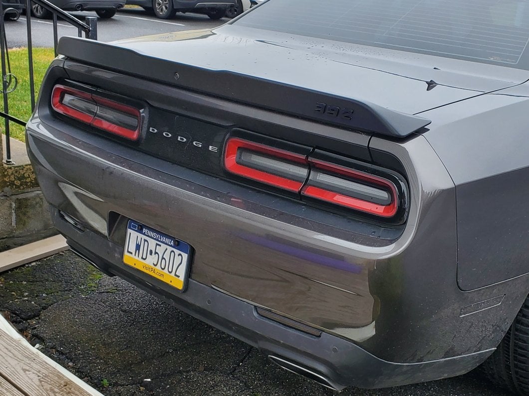 Raxiom Axial Series LED Rear Bumper Reflector Lamps; Smoked (15-23 Challenger)