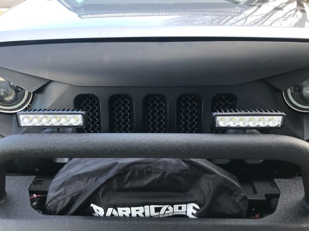 Raxiom 6-Inch Slim 6-LED Off-Road Light; Flood Beam (Universal; Some Adaptation May Be Required)