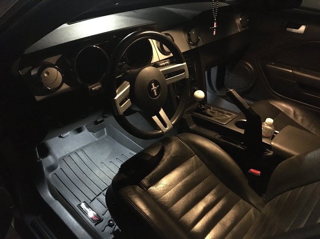 Raxiom LED Footwell Lighting Kit; White (05-14 Mustang)