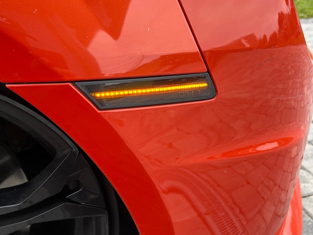 Raxiom Axial Series LED Front and Rear Side Markers; Smoked (10-15 Camaro)