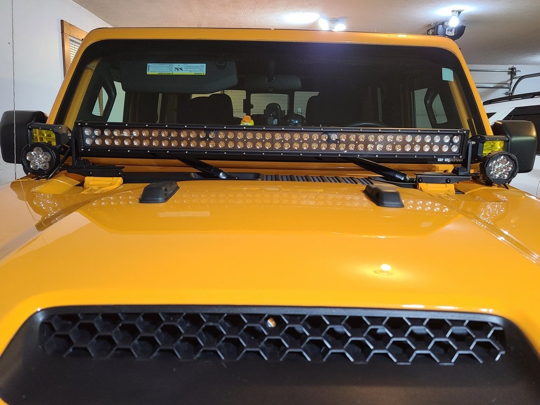 Raxiom 40-Inch Dual Row LED Light Bar; Combo Beam (Universal; Some Adaptation May Be Required)
