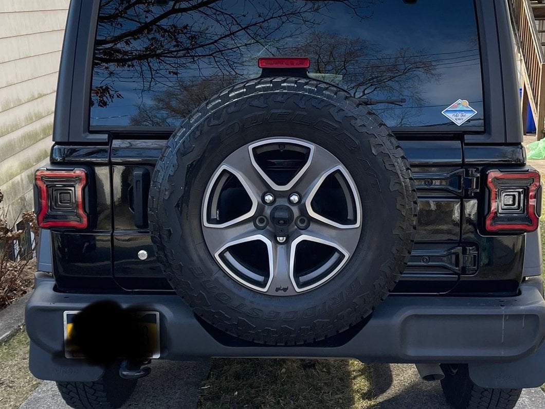 Raxiom Axial Series Plateau LED Tail Lights; Black Housing; Smoked Lens (18-25 Jeep Wrangler JL w/o Blind Spot Detection)