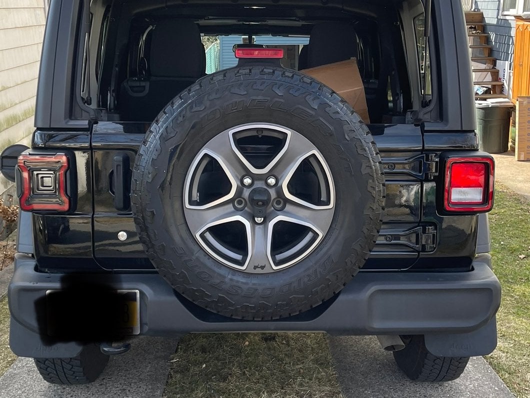 Raxiom Axial Series Plateau LED Tail Lights; Black Housing; Smoked Lens (18-25 Jeep Wrangler JL w/o Blind Spot Detection)