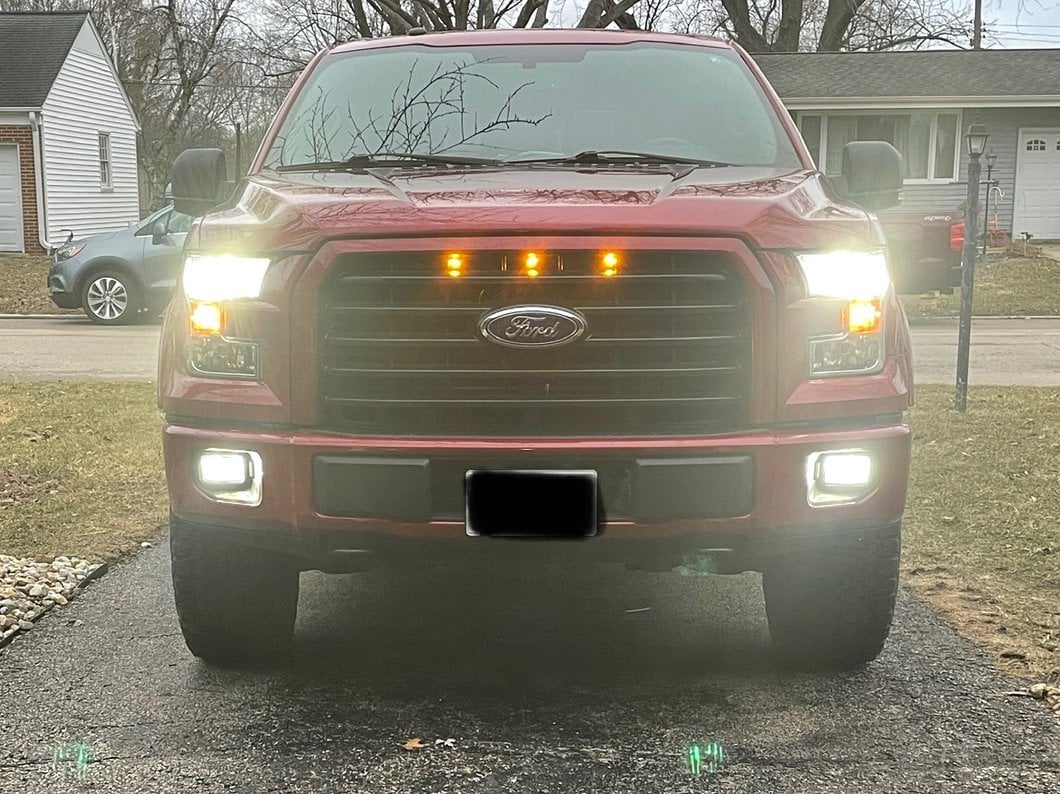 Raxiom Axial Series Raptor Style Grille Light Kit (15-17 F-150, Excluding Raptor)