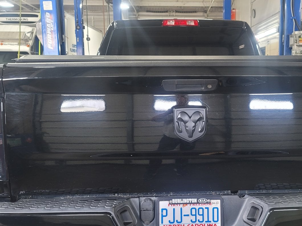 Raxiom Axial Series LED License Plate Lamps; Smoked (13-18 RAM 1500)