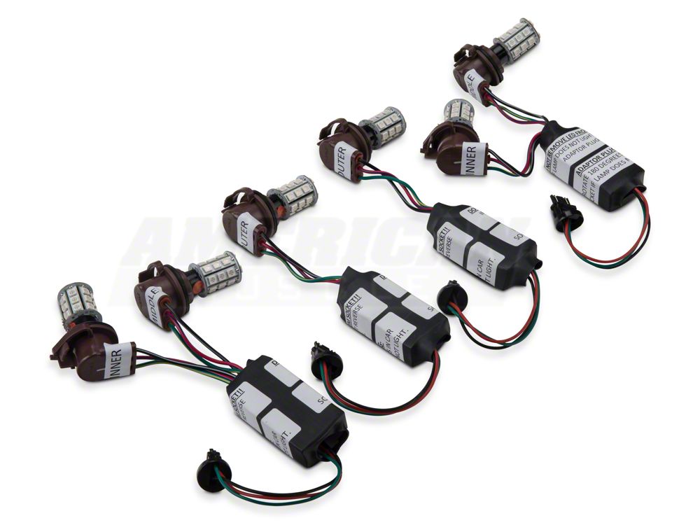Raxiom Axial Series LED Sequential Chase Tail Light Kit; Plug-and-Play (05-09 Mustang)