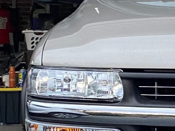 Raxiom Axial Series Euro Headlights; Chrome Housing; Clear Lens (99-02 Silverado 1500)