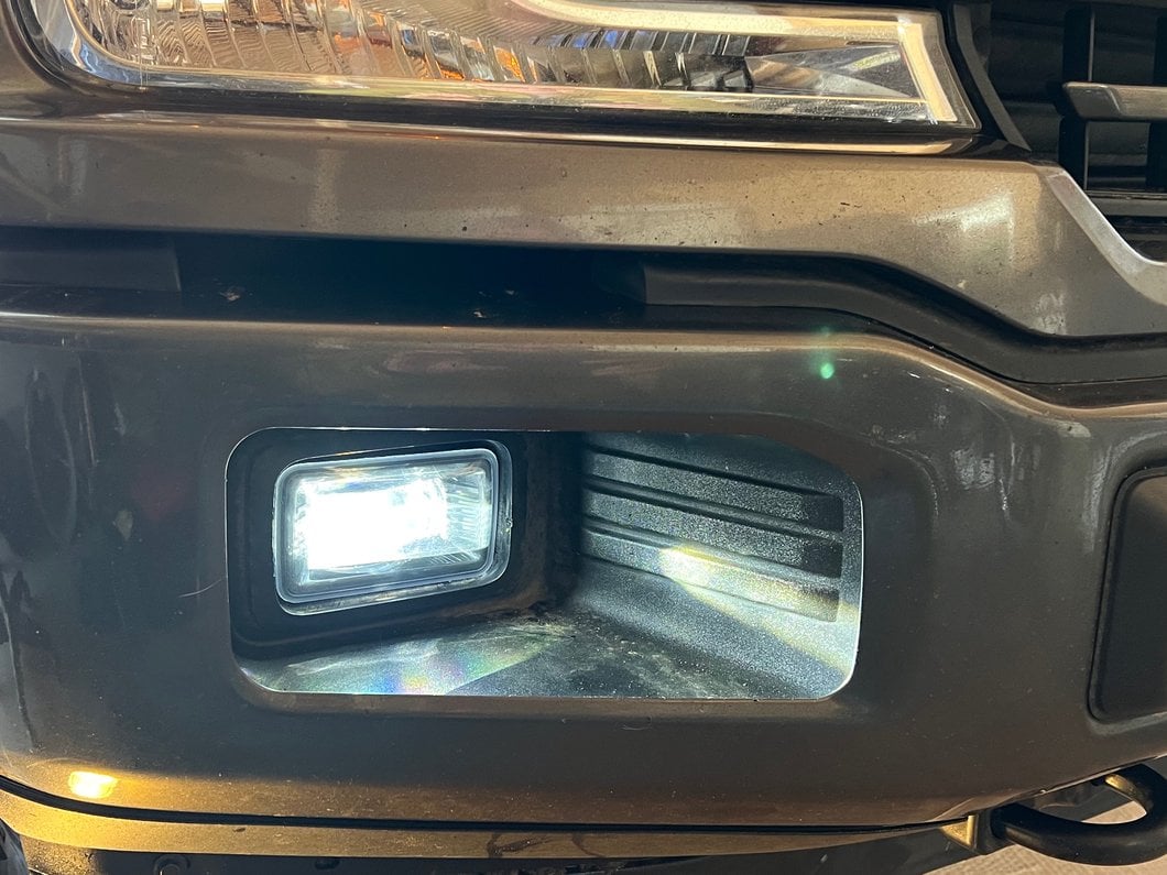 Raxiom Axial Series Dual Function LED Fog Lights; White/Yellow (15-20 F-150, Excluding Raptor)