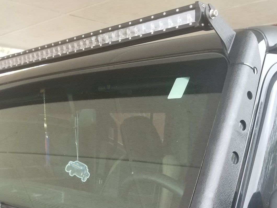 Raxiom 52-Inch Slim Dual Row LED Light Bar with Windshield Mounting Brackets (20-25 Jeep Gladiator JT)
