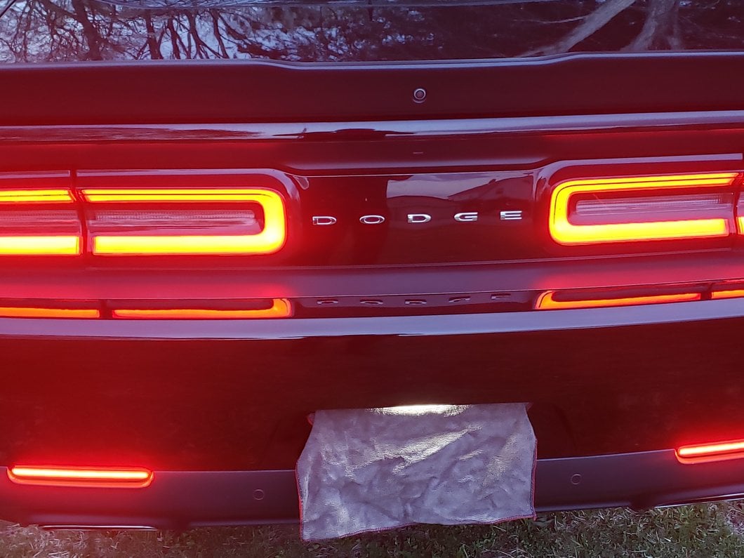 Raxiom Axial Series LED Rear Bumper Reflector Lamps; Smoked (15-23 Challenger)