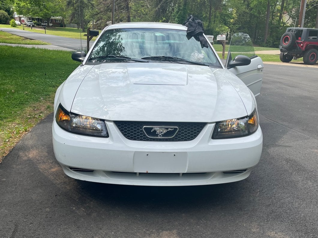 Raxiom Axial Series OEM Style Replacement Headlights; Black Housing; Clear Lens (99-04 Mustang)