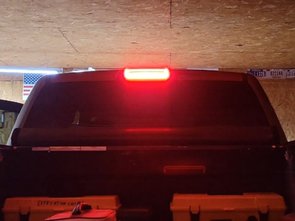 Raxiom Axial Series LED Third Brake Light; Red (14-18 Silverado 1500)