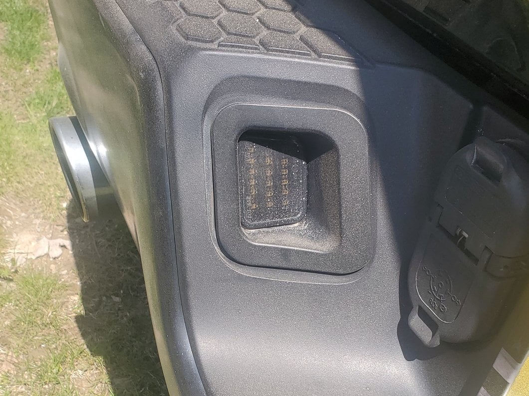Raxiom Axial Series LED License Plate Lamps; Smoked (13-18 RAM 1500)
