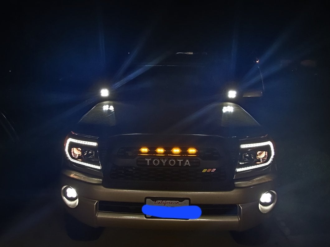 Raxiom Axial Series Switchback Projector Headlights; Black Housing; Clear Lens (05-11 Tacoma)