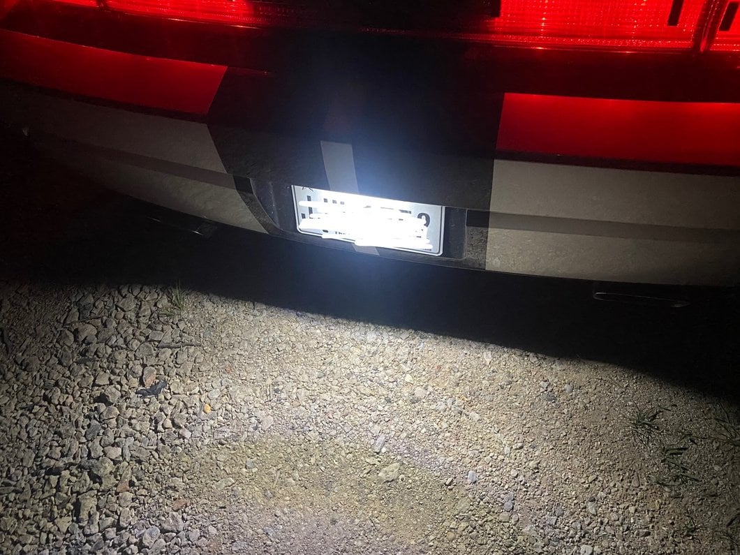 Raxiom Axial Series LED License Plate Lamp (08-14 Challenger)