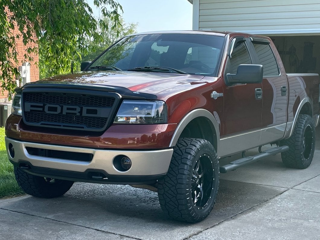 Raxiom Axial Series Projector Headlights; Black Housing; Clear Lens (04-08 F-150)