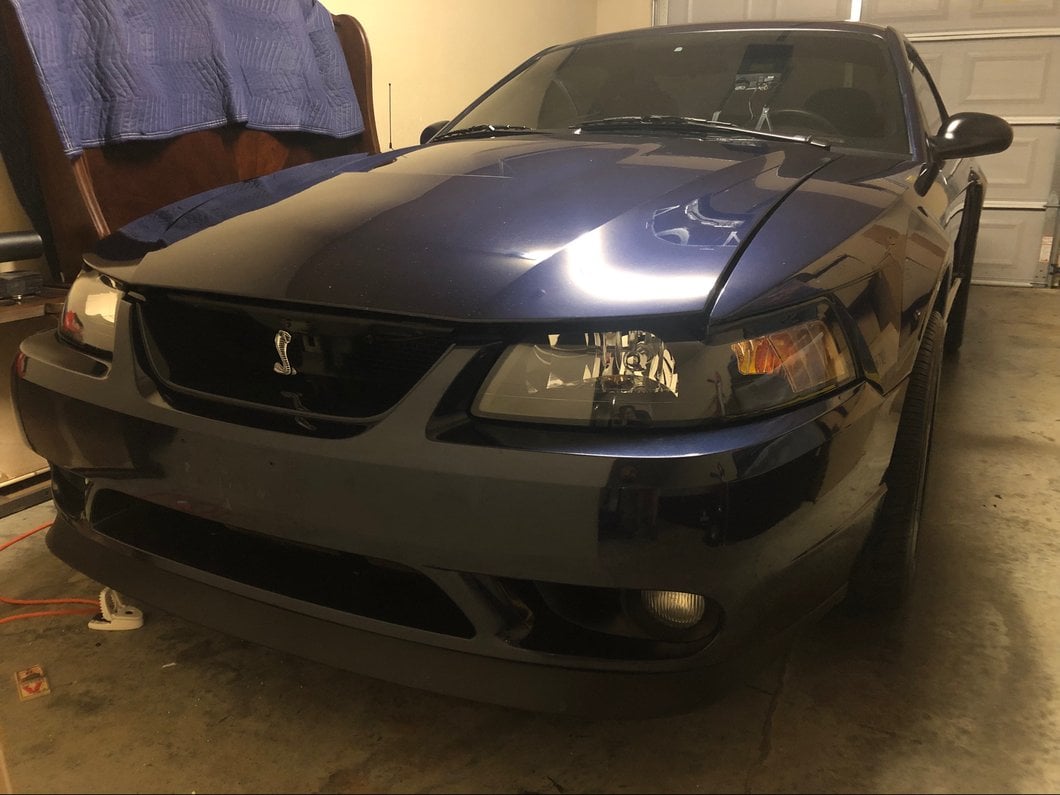 Raxiom Axial Series OEM Style Replacement Headlights; Black Housing; Clear Lens (99-04 Mustang)