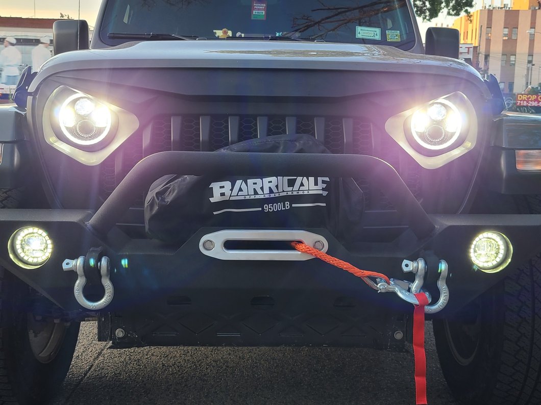 Raxiom Axial Series Nighthawk LED Fog Lights (20-25 Jeep Gladiator JT Sport)
